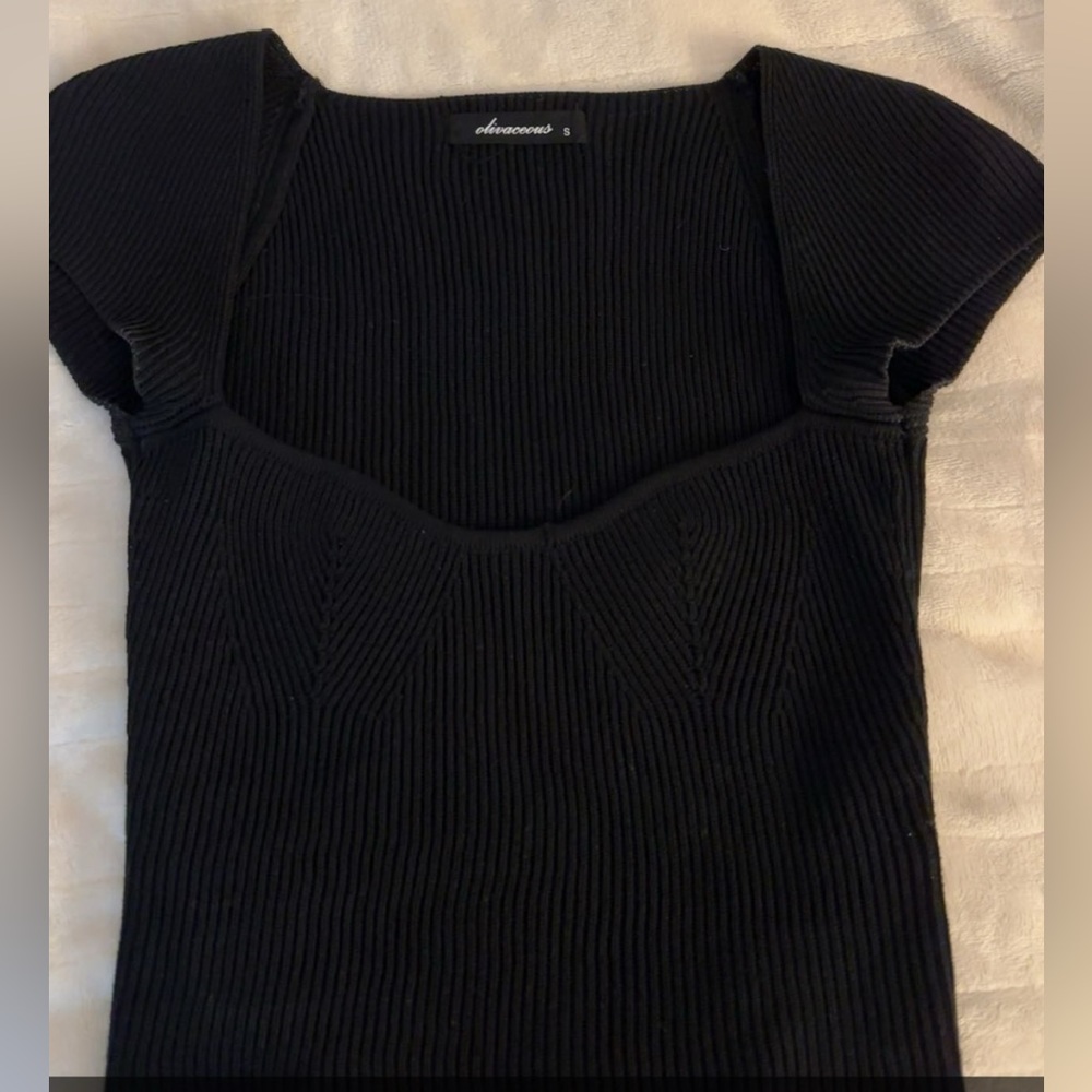 Victoria and Sophia Black Top